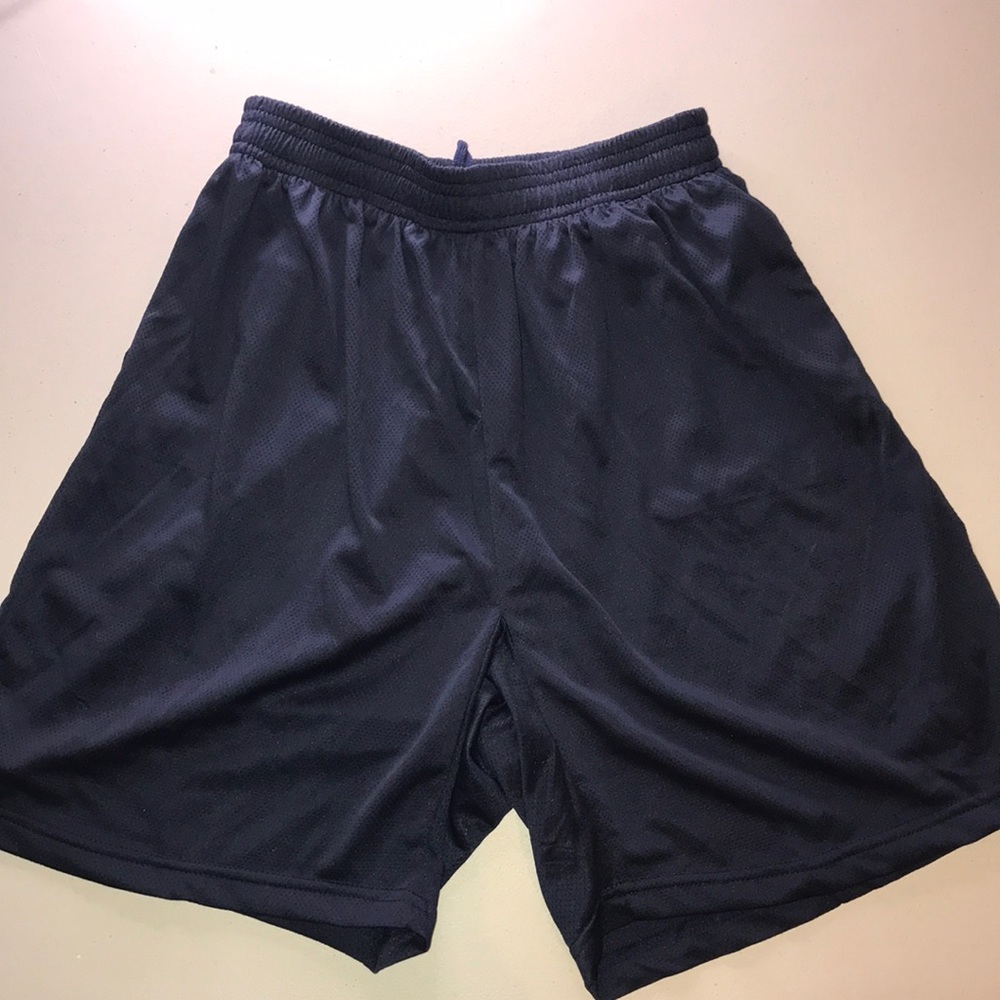 NWOT navy blue youth active soccer shorts